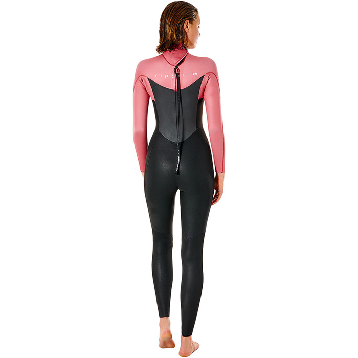 2022 Rip Curl Womens Omega 5/3mm Back Zip Wetsuit WSM9UW - Dusty Rose